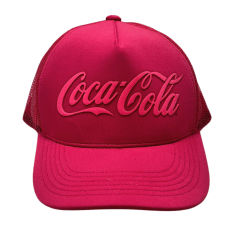 Boné Coca-Cola 38882 Silk Relevo Frontal Vermelho