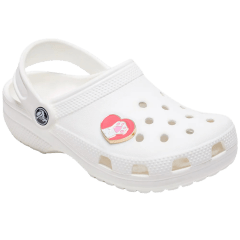 Broche Crocs 10013666 Jibbitz Heart Cat Toe Bean Rosa