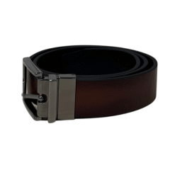 Cinto Fasolo G235143876 Couro Natural Reversível Café/Preto