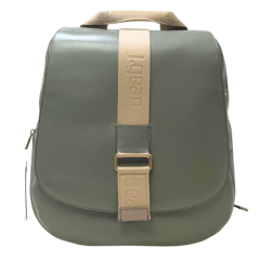 Mochila JGean MC0007 Couro Natural