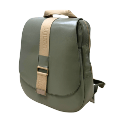 Mochila JGean MC0007 Couro Natural