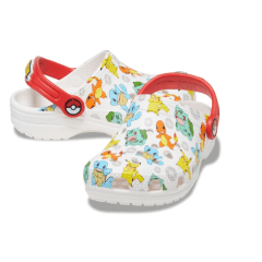 Babuche Crocs 207739-94S Classic Pokemon Branco 