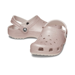 Babuche Crocs 206993-WV Classic Clog K Glitter Rosa 