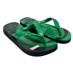 Chinelo Havaianas Marvel Hulk Preto 