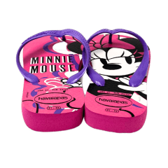 Chinelo Havaianas Disney FC Rosa 