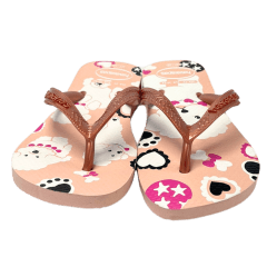 Chinelo Havaianas Top Pets FC Rosa Ballet