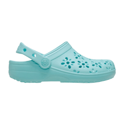 Babuche Crocs 210944 Classic Floral Turquesa