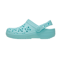 Babuche Crocs 210944 Classic Floral Turquesa