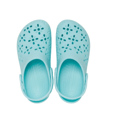Babuche Crocs 210944 Classic Floral Turquesa