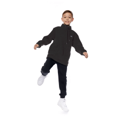 17206 INF24165 Blusão 803 Flocado Preto