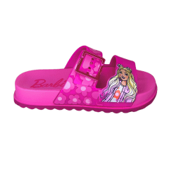 Chinelo Barbie 22899 Logomania Slide Rosa