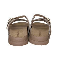 Chinelo ComfortFlex 2453402 Floter Metalizado Dourado