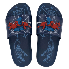 Chinelo Grendene 23310 Slide Homem Aranha Spider Azul