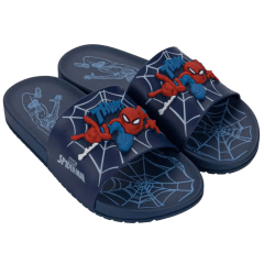Chinelo Grendene 23310 Slide Homem Aranha Spider Azul
