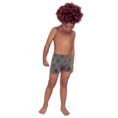 Cueca Lupo 00137-025 Boxer Kids Infantil Sem costura
