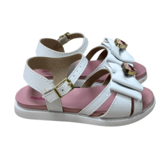 Sandália Molekinha 2714.237 Verniz Premium Branco