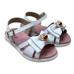 Sandália Molekinha 2714.237 Verniz Premium Branco