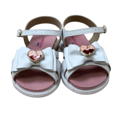 Sandália Molekinha 2714.237 Verniz Premium Branco