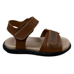 Sandália Novopé 28801002 com ajustes Marrom