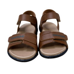Sandália Novopé 28801002 com ajustes Marrom