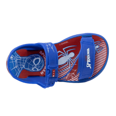Sandália Spider-Man 22765 com Lança Discos Azul
