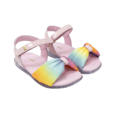 Sandália Bibi 1142136 Sugar Rainbow com Velcro