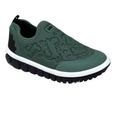 Tênis Bibi 1155332 Roller 2.0 Dinossauro Verde Musgo