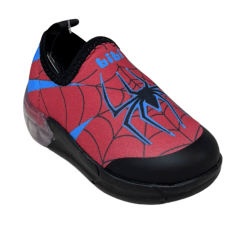 Tênis Bibi 1228065 Space com LED Aranha Vermelho
