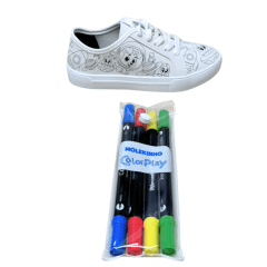 Tênis Molekinho 2875.100 ColorPlay Napa Floter Branco