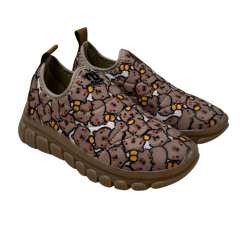 Tênis Novopé 99001600 Capivara Frutas Bege