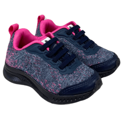 Tênis Ortopé 247000027 DNA Flex Marinho com Rosa