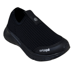 Tênis Ortopé 26700029 Flex Run Tecido Preto