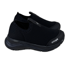 Tênis Ortopé 26700029 Flex Run Tecido Preto