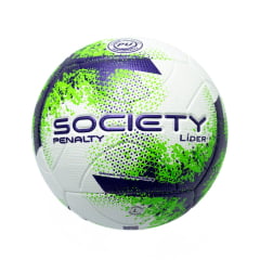 Bola Penalty 521304 Líder XXI Futebol Society Branco/Verde