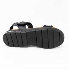Sandália Usaflex AC4308 Tecido Lycra com ajustes em Velcro com Amortecimento