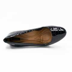 Sapato Dakota G2441 Sorata Verniz Super brilhante com textura Croco