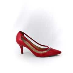 sapato de verniz vermelho