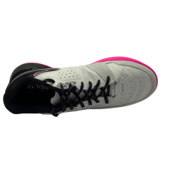 Tênis Topper Futsal Dominator PRO V Branco/Preto/Pink 
