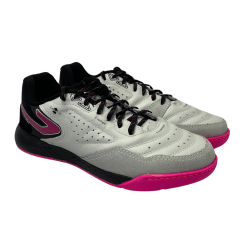 Tênis Topper Futsal Dominator PRO V Branco/Preto/Pink 