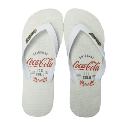 Chinelo Coca-Cola CC3843 Bowman Branco