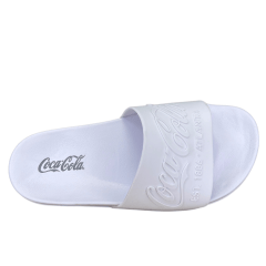 Chinelo Coca-Cola CC3919 Coke Bold Slide Injetado Branco