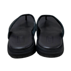 Chinelo Ferracini 1201A Lancer Couro Natural Preto