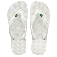 Chinelo Havaianas Brasil Bandeirinha Branco