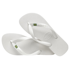 Chinelo Havaianas Brasil Bandeirinha Branco