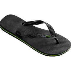 Chinelo Havaianas Brasil Bandeirinha Preto