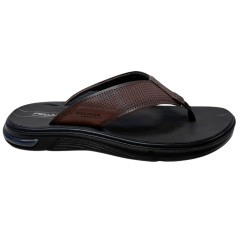 Chinelo Pegada 134403-01 Couro Natural Anilina Pinhão