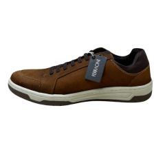 Sapatênis Ferracini 8050-617D Vox Couro Natural Caramelo