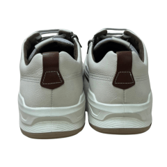 Sapatênis Pegada 110505-01 Couro Nature Milk Off White