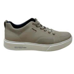 Sapatênis Pegada 111902-08 Couro Natural Jeans Areia