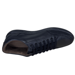 Sapatênis Pegada 510403-06 Couro Natural Stretch Preto